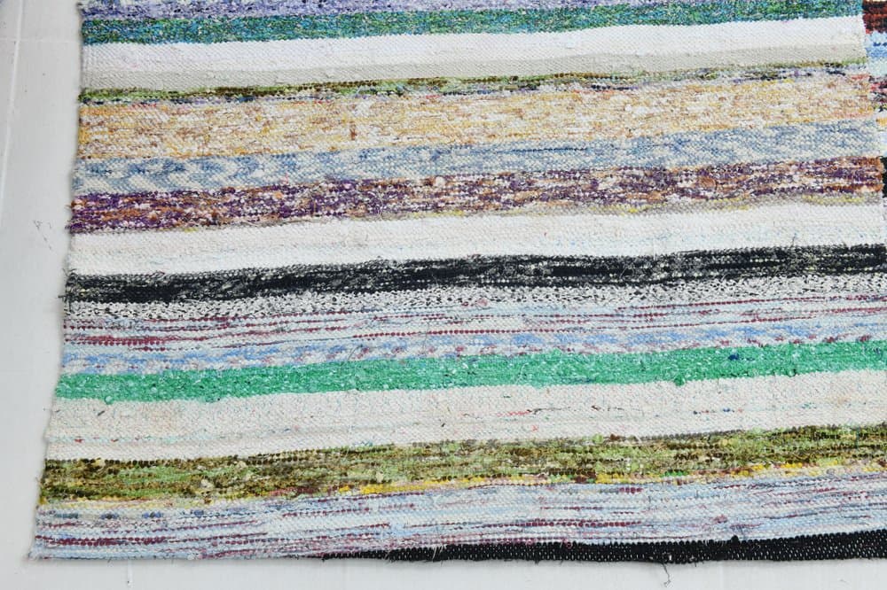 Dywan 377x280 cm, niebieski, czerwony, wełna, lata 70. - 219622