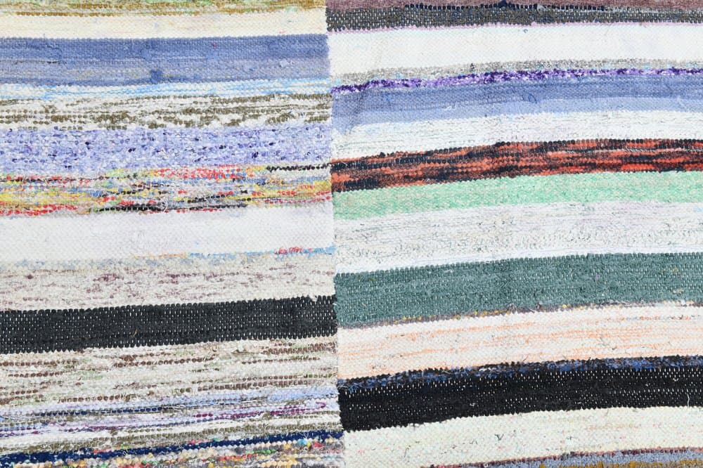 Dywan 377x280 cm, niebieski, czerwony, wełna, lata 70. - 219620