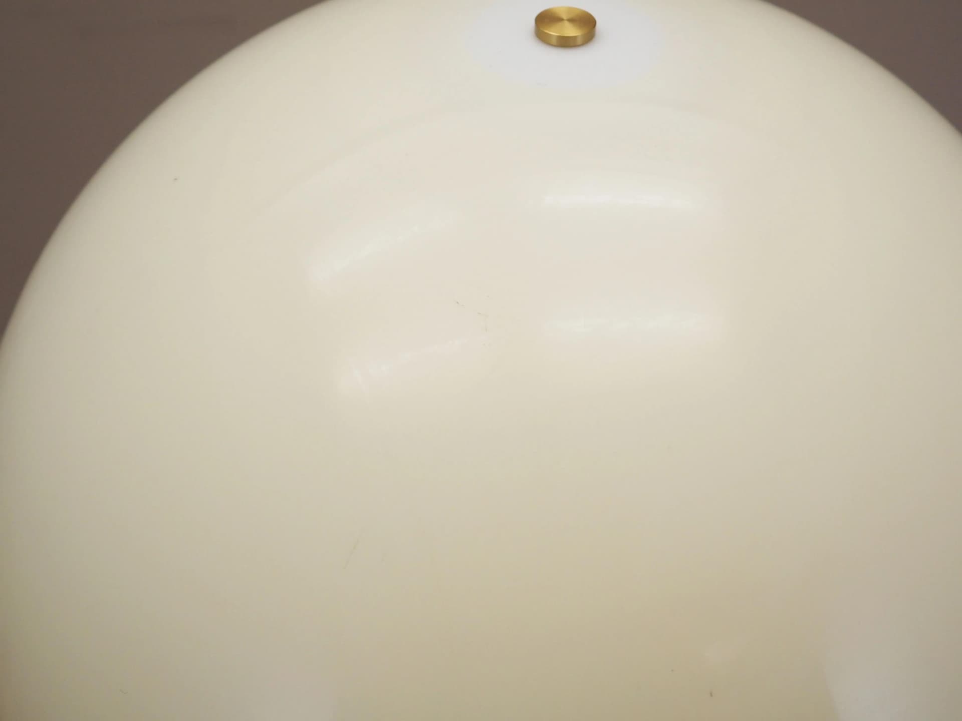 Lampa podłogowa Panthella, ivory white, metal tworzywo sztuczne, proj. V. Panton, Louis Poulsen, Dania, lata 70. - 15913