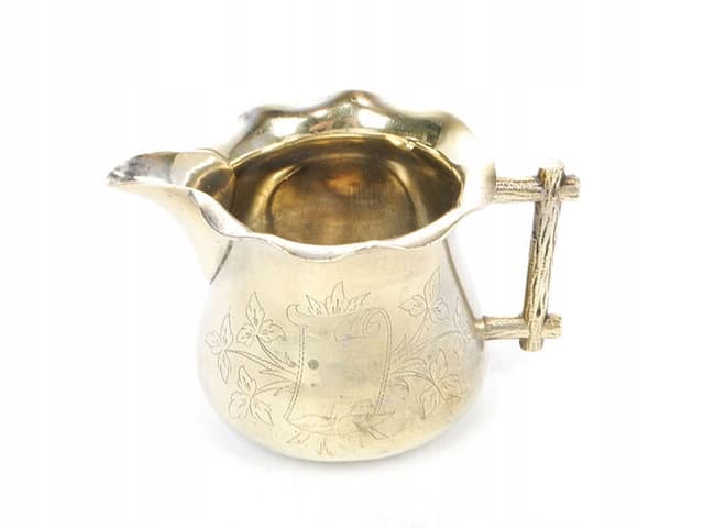 Mlecznik, mosiądz złoty, Schiffers, Polska, XIX w. - WYMIARY