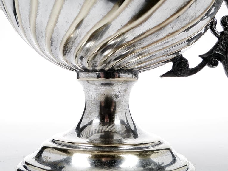 Creamer Art Nouveau, silver, brass, Sweden, 19th c. - 219915