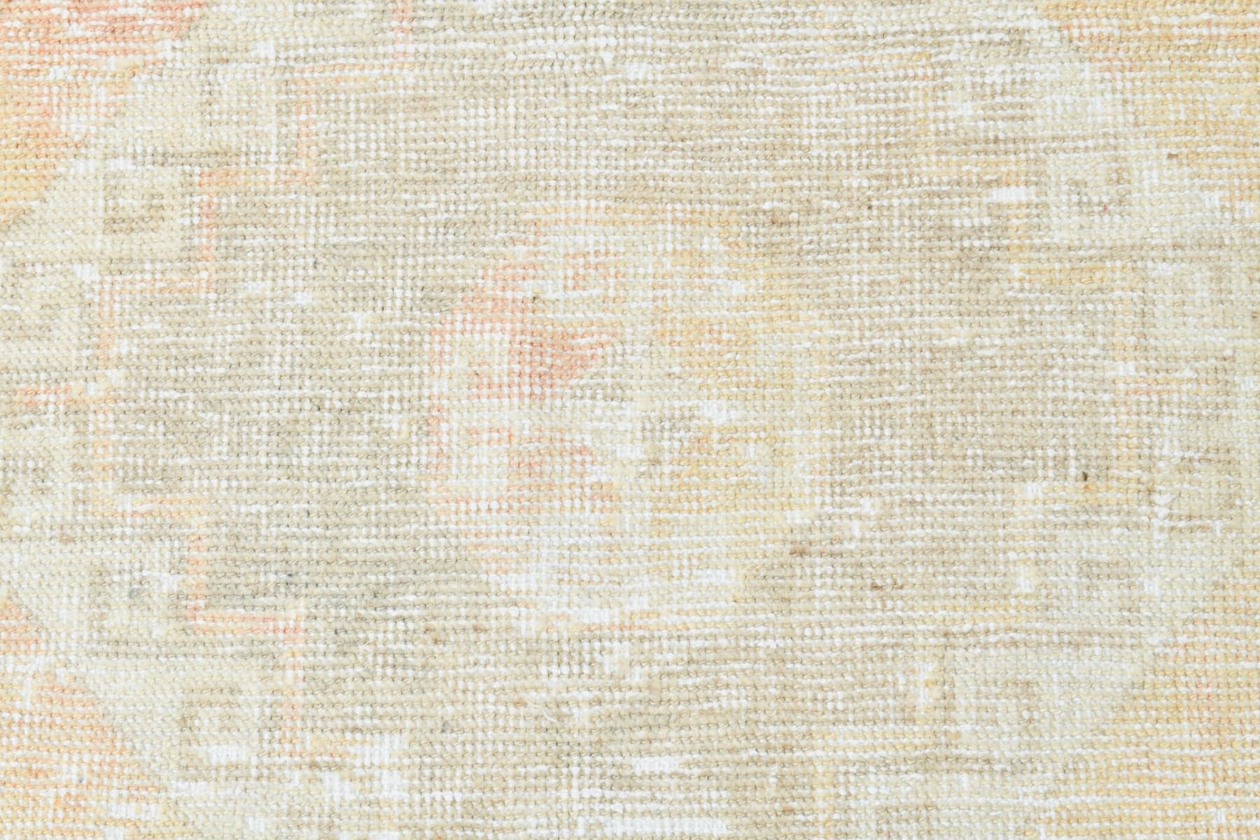 Chodnik 304x73 cm, beżowy, różowy, wełna, lata 70. - 220094