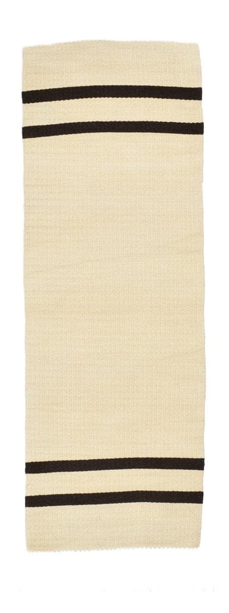 Chodnik 76x217 cm, beżowy, konopie, lata 90.