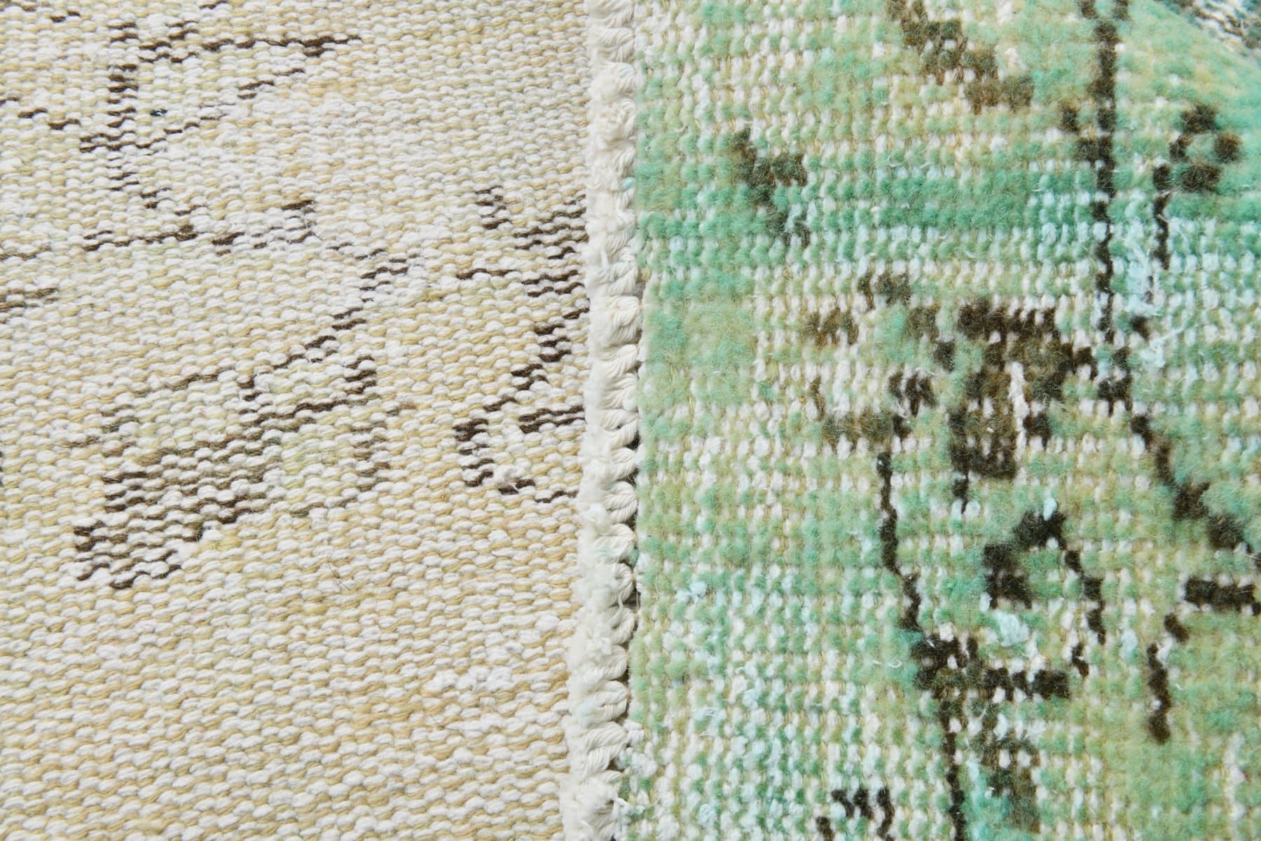 Rug 235x148 cm, turquoise, green, wool, Turkey, 1960s - 220266