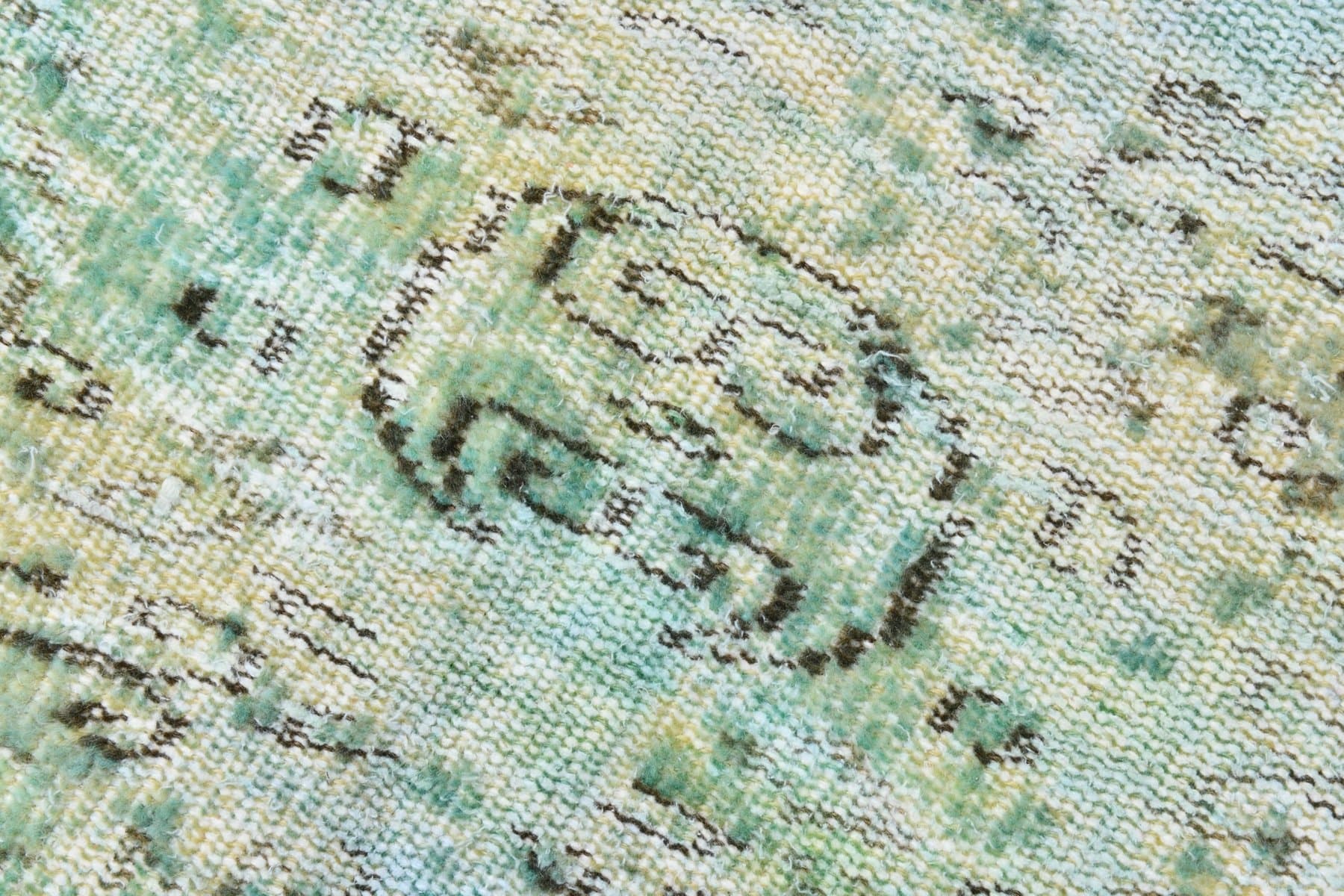 Rug 235x148 cm, turquoise, green, wool, Turkey, 1960s - 220262