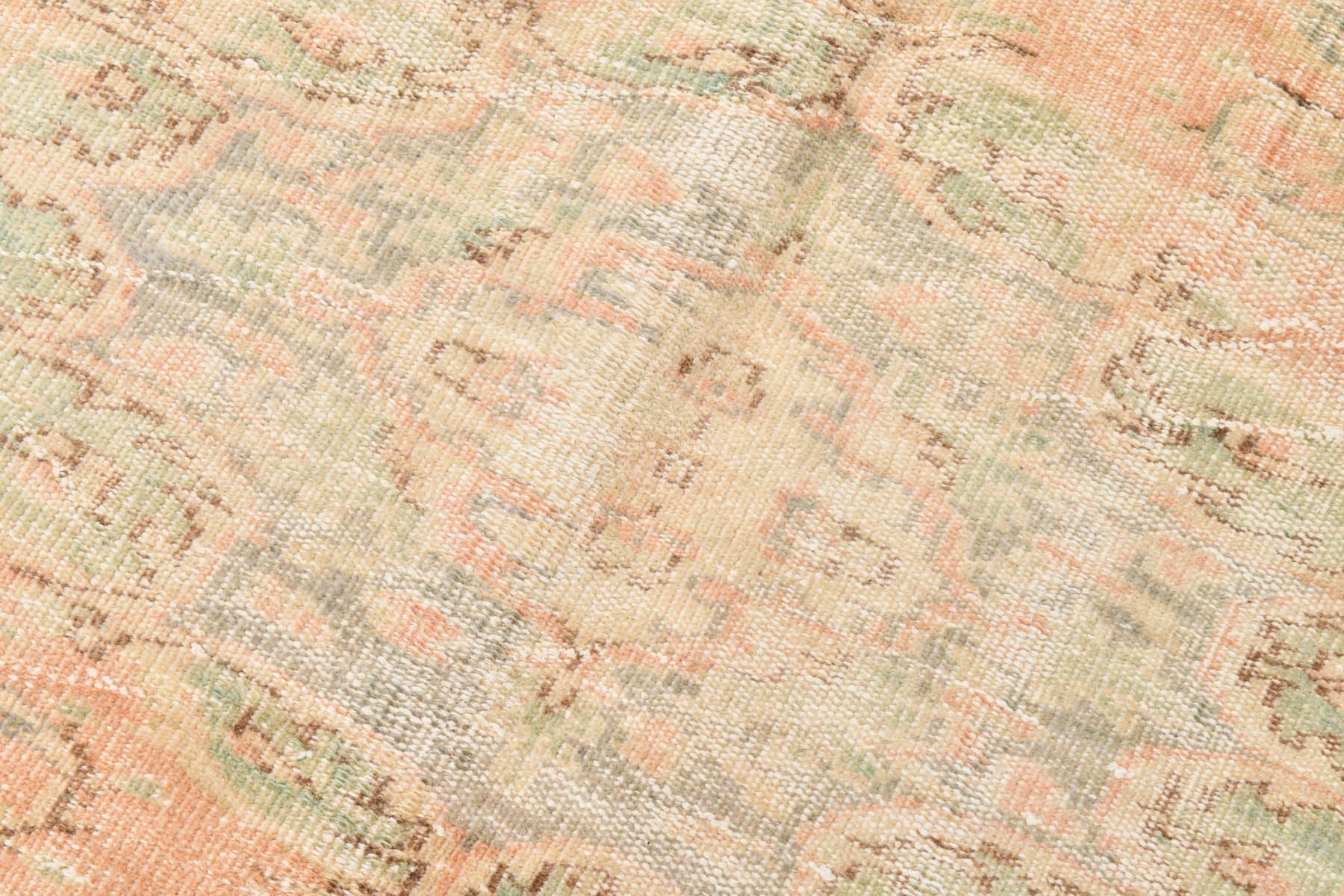 Rug 268x190 cm, Peach, Beige, Wool, 1960s - 220508