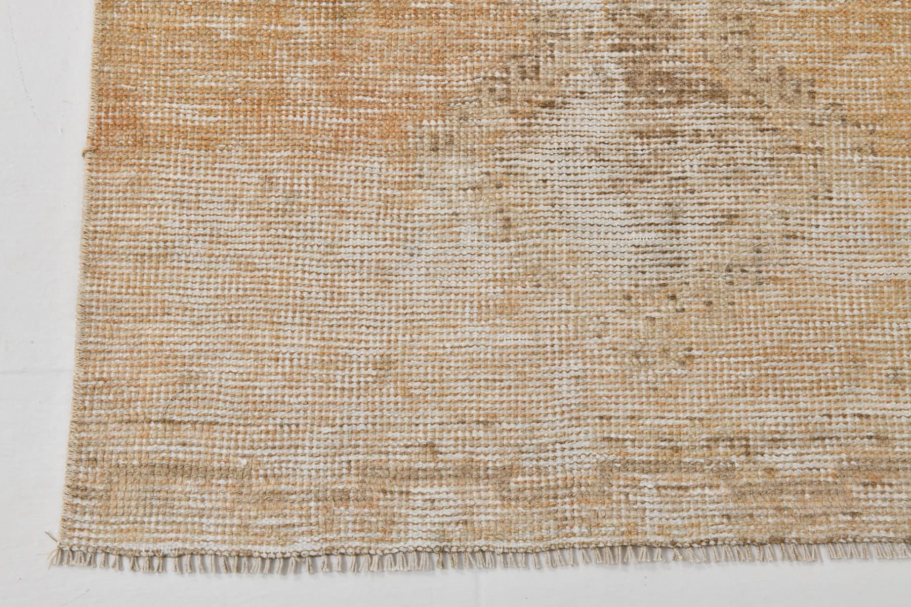 Chodnik 390x88 cm, beżowy, wełna, Turcja, lata 60. - 220450