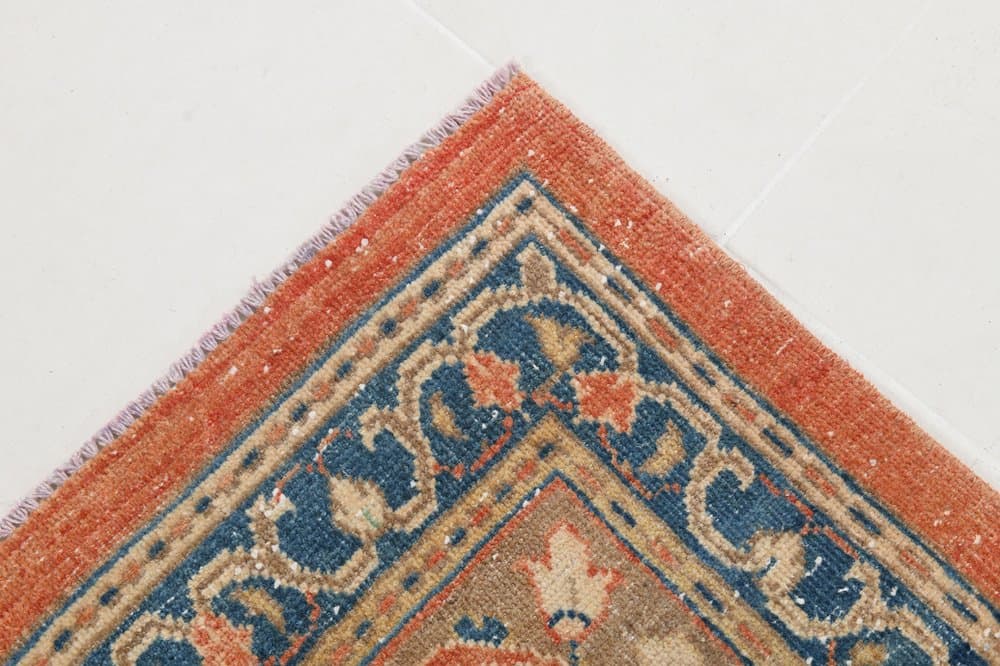 Rug 393x291 cm, beige, wool, Turkey, 1960s - 220408