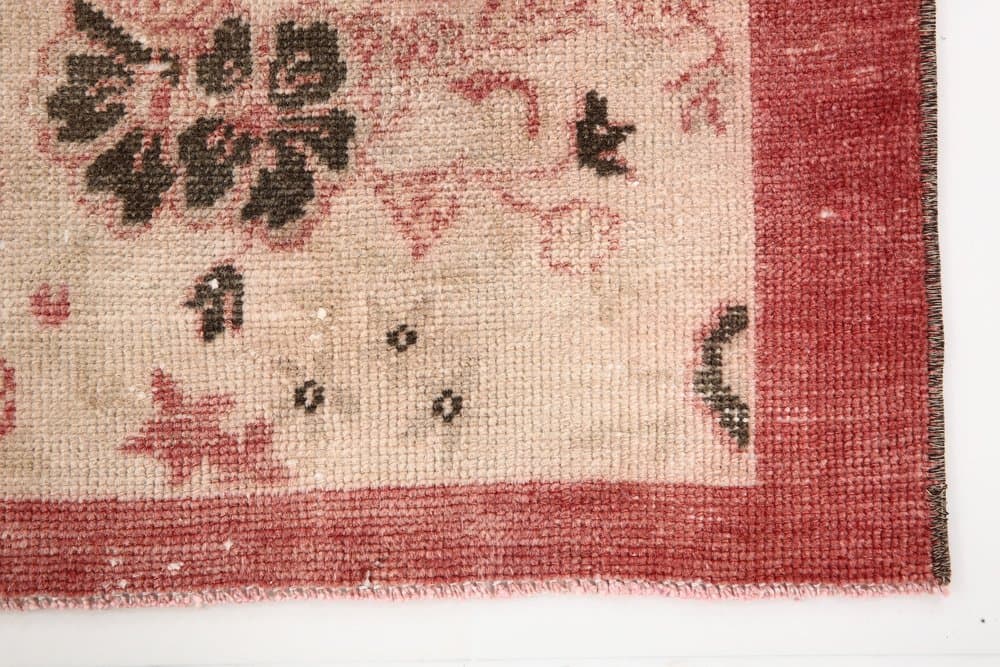 Dywan 184x103 cm, beżowy, wełna, Turcja, lata 60. - 220577