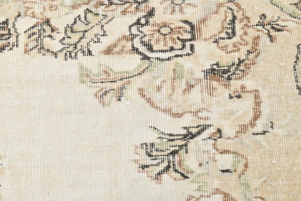 Dywan 195x273 cm, beżowy, wełna, lata 60. - 221413