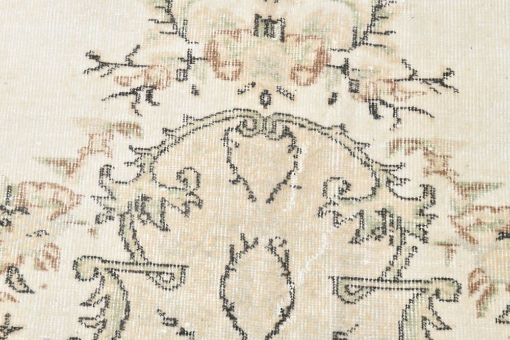 Dywan 195x273 cm, beżowy, wełna, lata 60. - 221414