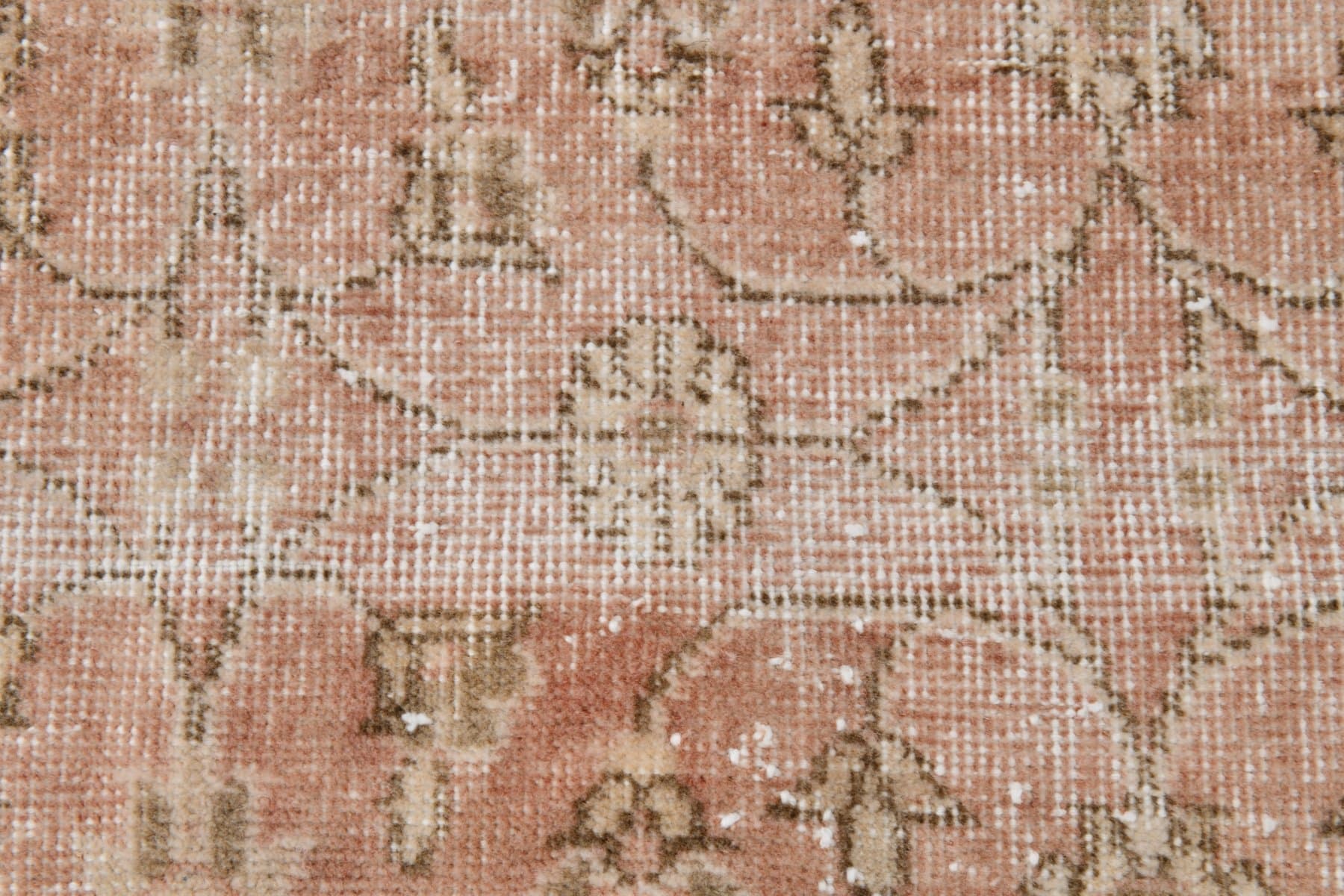 Dywan 173x293 cm, różowy, wełna, lata 60. - 221339