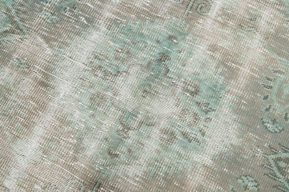 Dywan 233x142 cm, zielony, bawełna, lata 60. - 221282