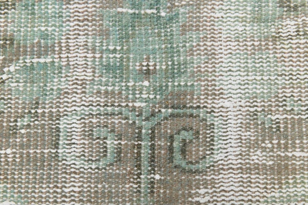 Dywan 233x142 cm, zielony, bawełna, lata 60. - 221284