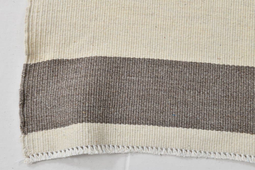 Kilim chodnik 56x240 cm, beżowy, wełna, Turcja, lata 60. - 221208