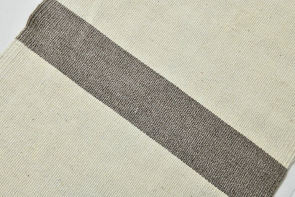 Kilim chodnik 56x240 cm, beżowy, wełna, Turcja, lata 60. - 221204