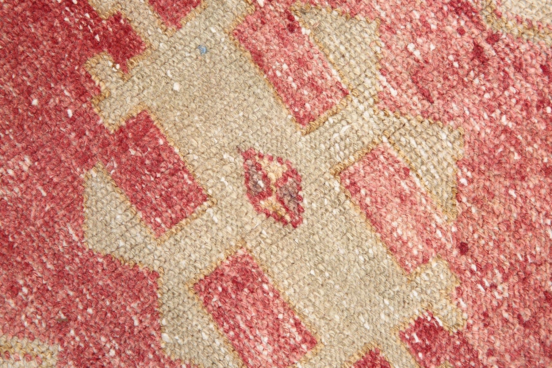 Chodnik 353x91 cm, czerwony, wełna, Turcja, lata 60. - 221143