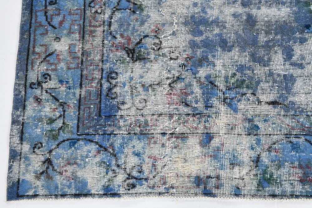 Dywan 307x214 cm, niebieski, wełna, Turcja, lata 60. - 220953