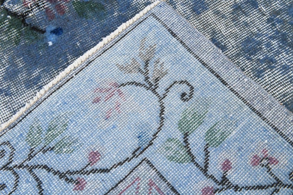 Dywan 307x214 cm, niebieski, wełna, Turcja, lata 60. - 220952