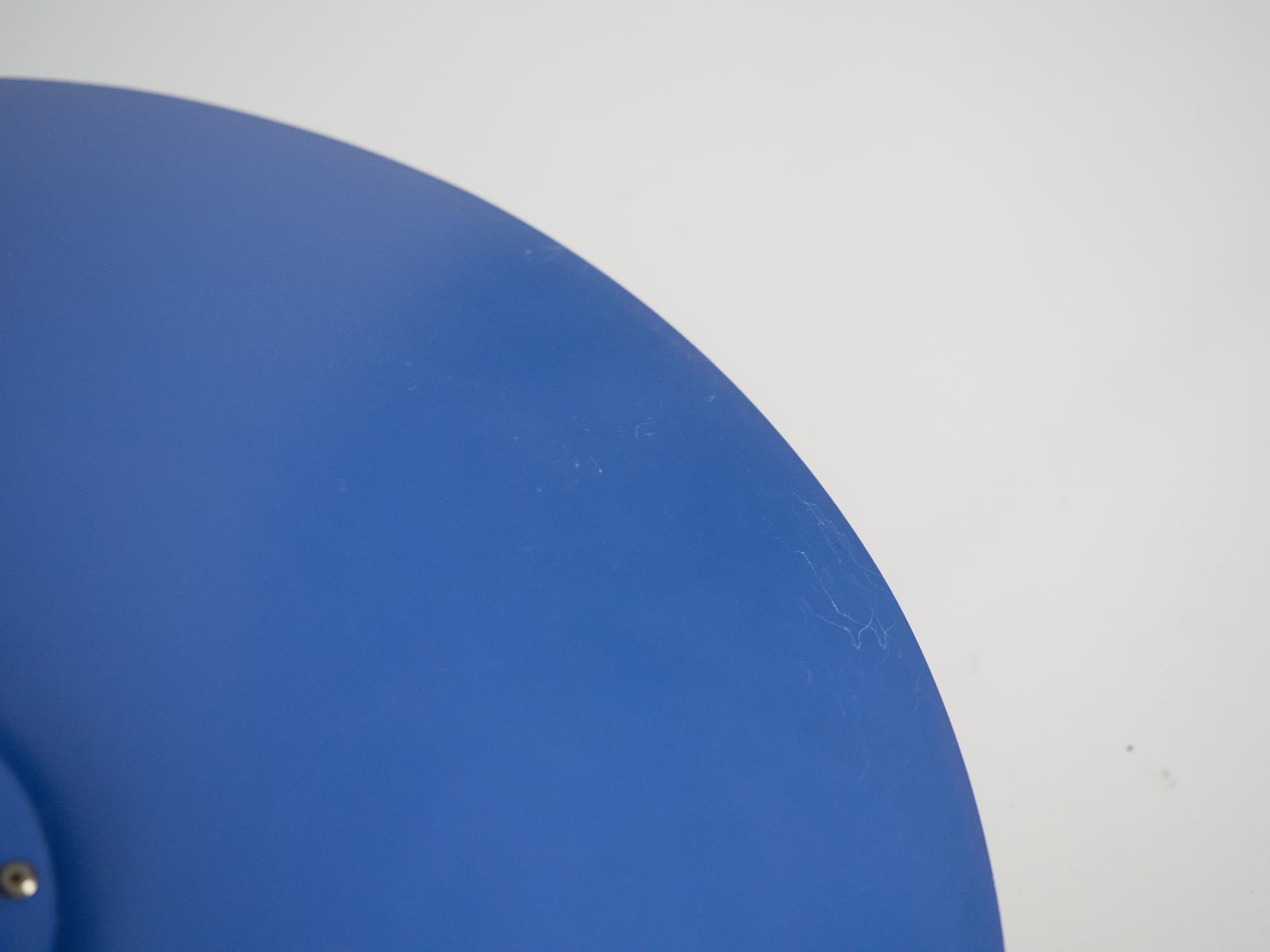 Lampa wisząca PH 4/3, niebieska, metal, proj. P. Henningsen, Louis Poulsen, Dania, lata 60. - 220800