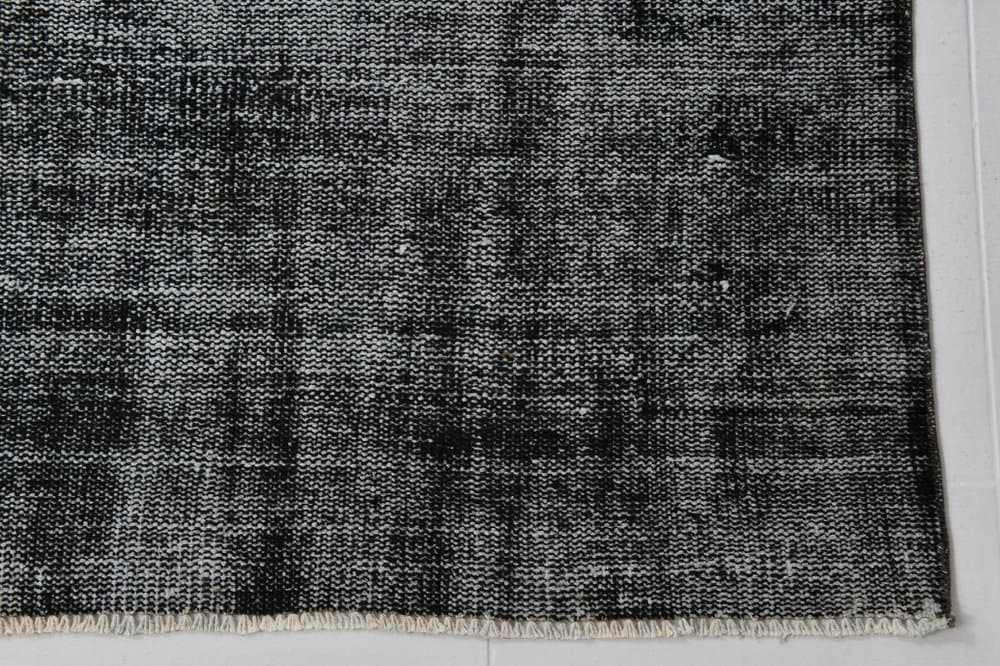 Dywan 175x276 cm, czarny, szary, wełna, Turcja, lata 50. - 220913