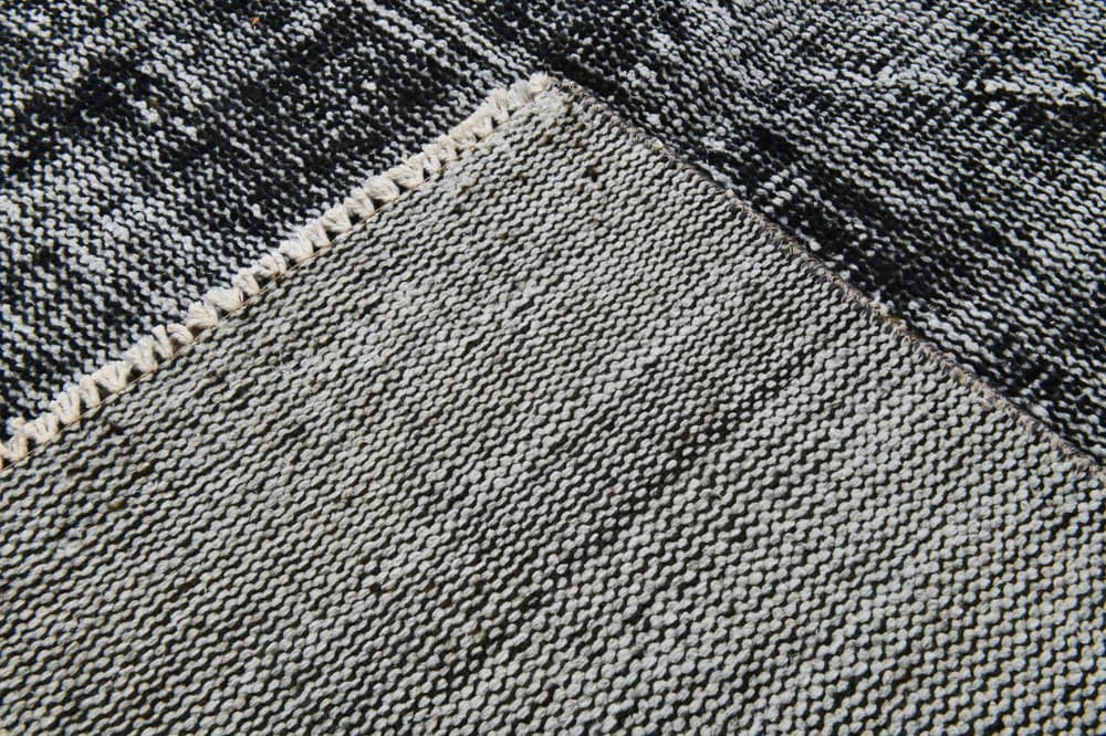 Dywan 175x276 cm, czarny, szary, wełna, Turcja, lata 50. - 220921