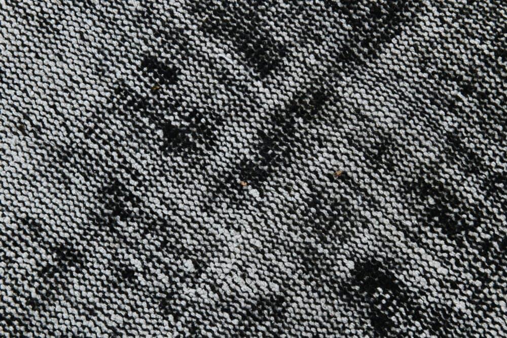 Dywan 175x276 cm, czarny, szary, wełna, Turcja, lata 50. - 220914