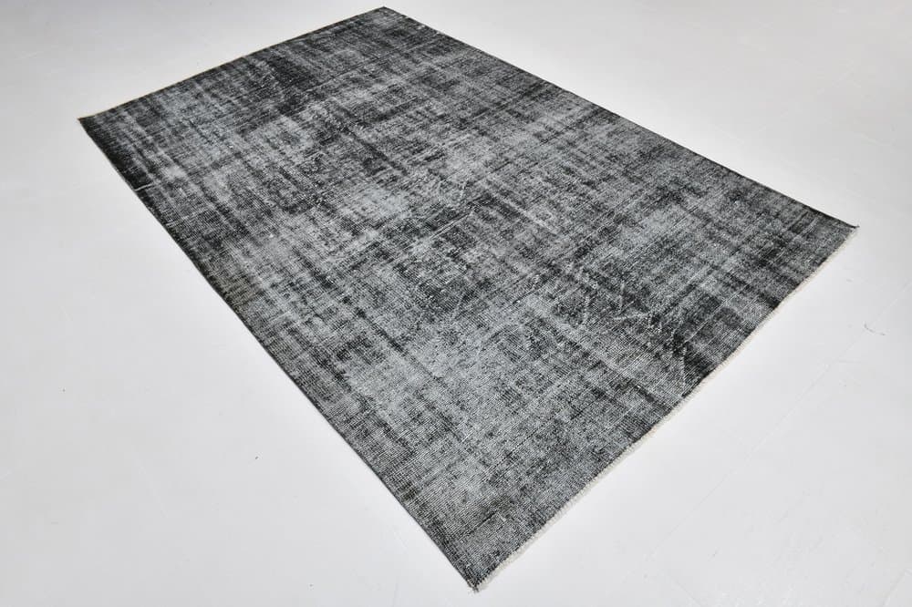 Dywan 175x276 cm, czarny, szary, wełna, Turcja, lata 50. - 220917