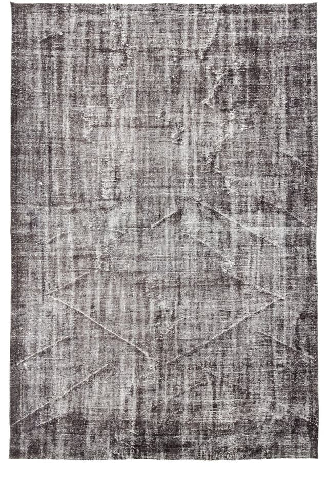 Dywan 216x319 cm, szary, wełna, Turcja, lata 60. - WYMIARY