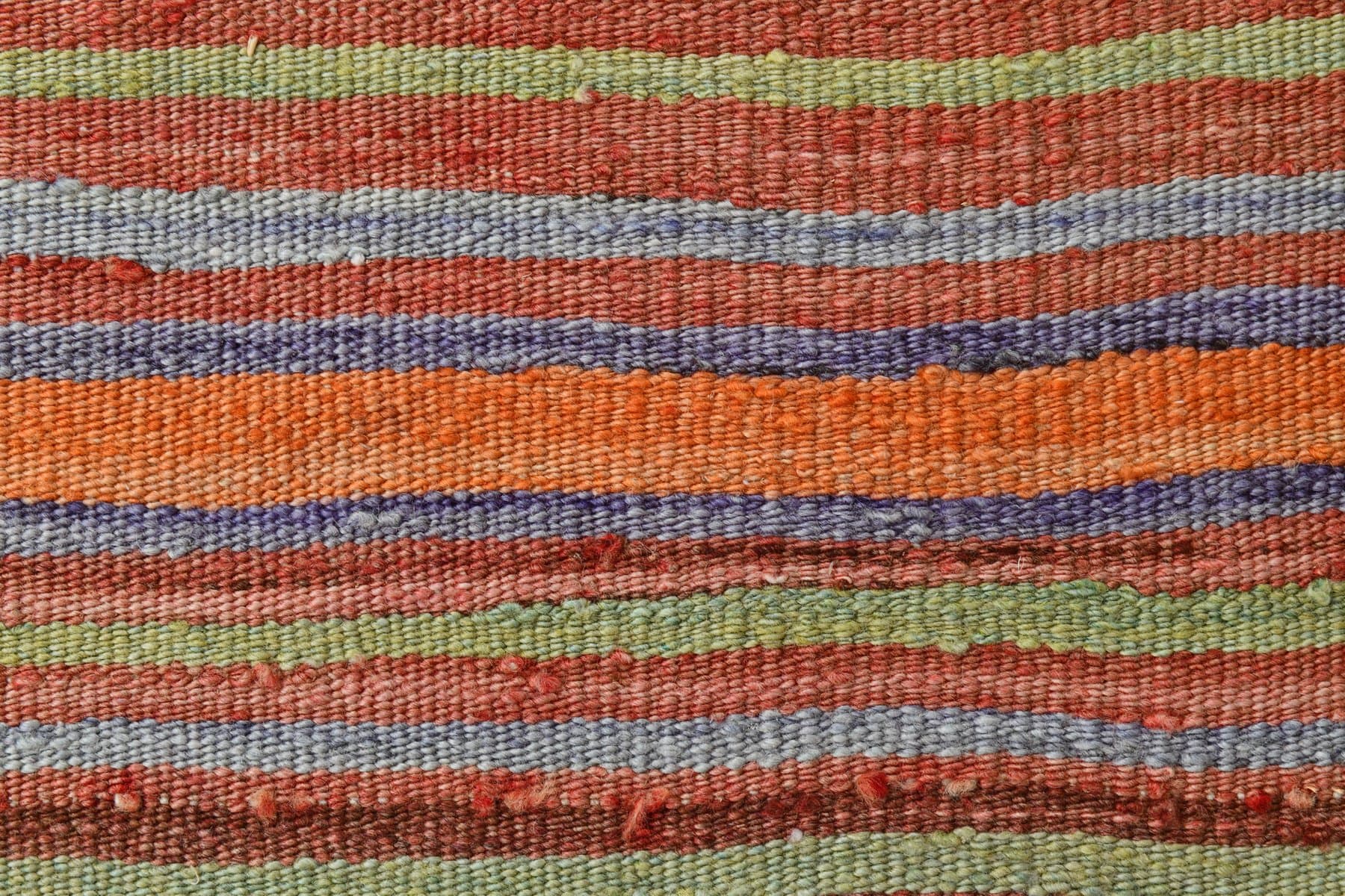 Chodnik kilim 226x77 cm, czerwony, wełna, Turcja, lata 70. - 220843