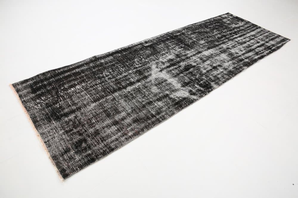 Chodnik 277x90 cm, czarny, wełna, Turcja, lata 60. - 221467