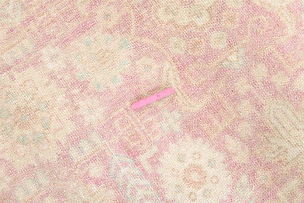 Chodnik 371x92 cm, beżowy, wełna, Turcja, lata 60. - 221955