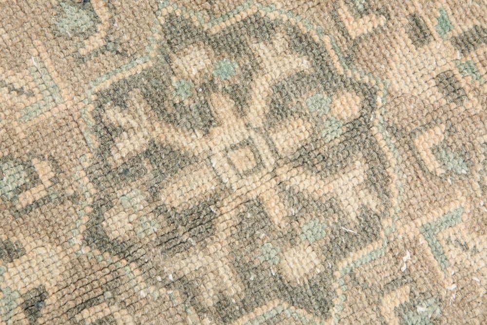 Chodnik 327x89 cm, beżowy, wełna, Turcja, lata 60. - 221945