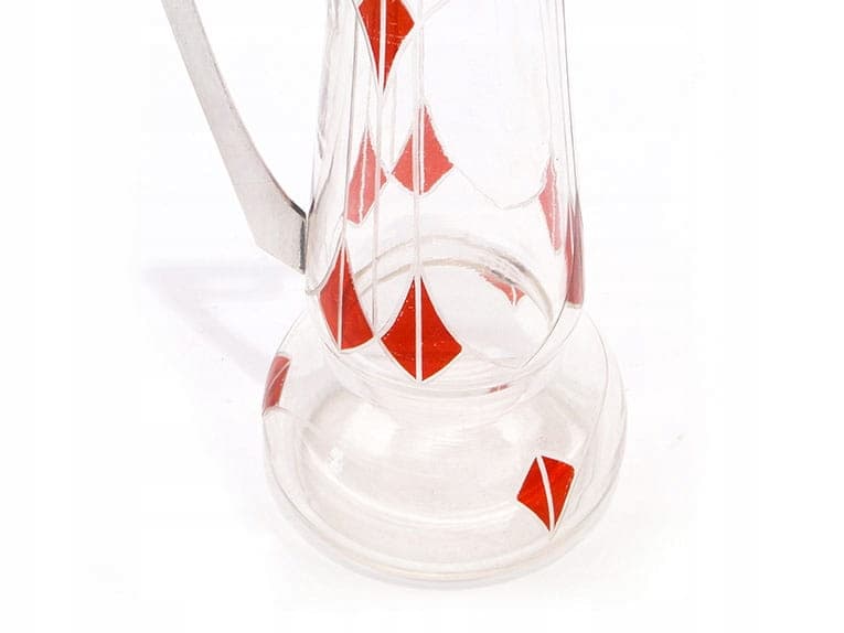 Karafka secesyjna, szkło czerwony, Austria, ok. 1900 - 221553