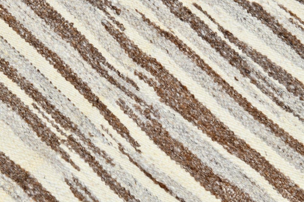 Kilim 418x285 cm, beżowy, brązowy, wełna, Turcja, lata 70. - 221749