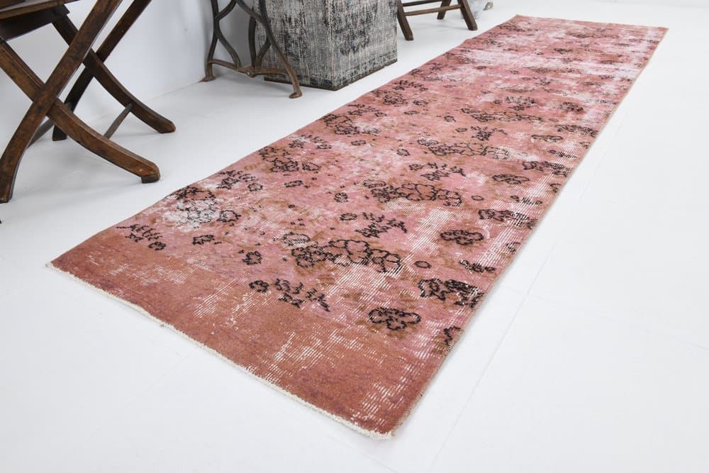 Chodnik 79x278 cm, czerwony, wełna, Turcja, lata 70. - 221733