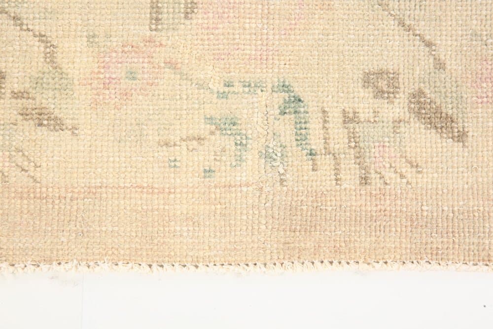 Dywan 216x130 cm, beżowy, wełna, Turcja, lata 60. - 221675