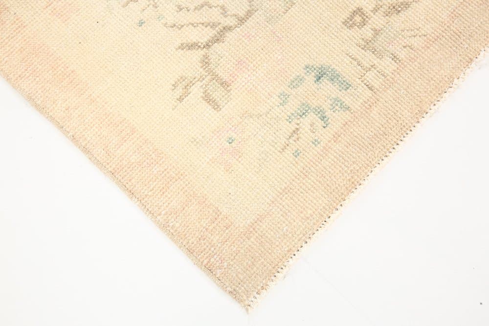 Dywan 216x130 cm, beżowy, wełna, Turcja, lata 60. - 221673