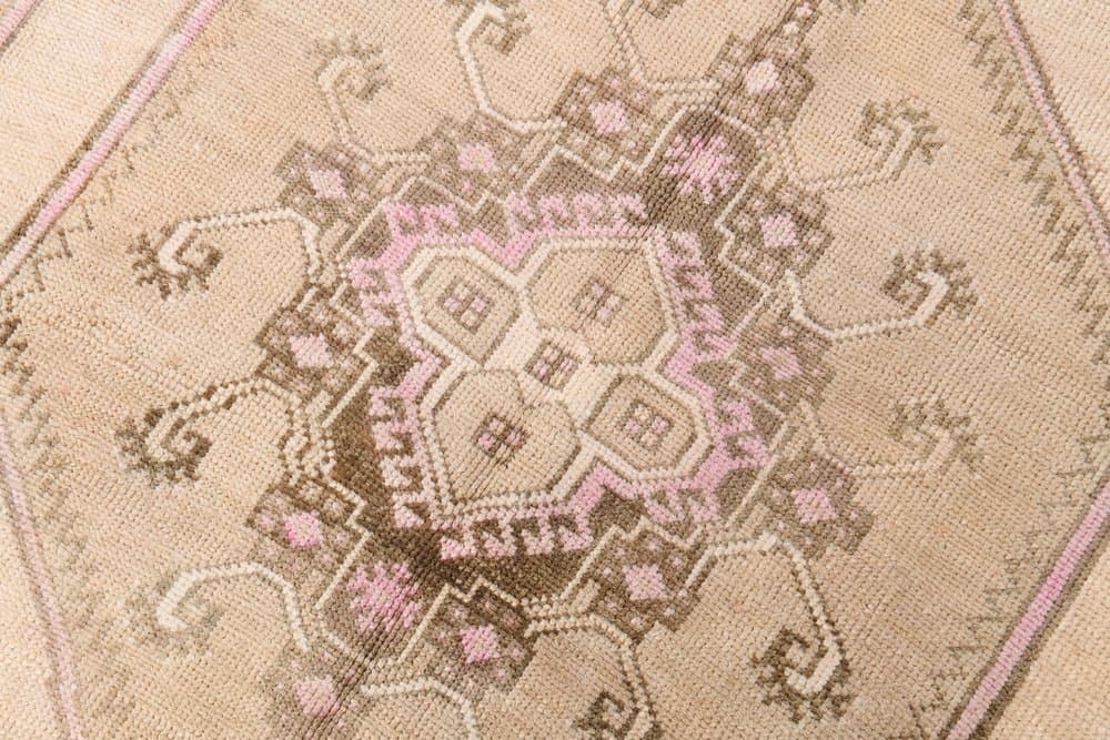 Dywan 320x149 cm, beżowy, wełna, Turcja, lata 60. - 221644