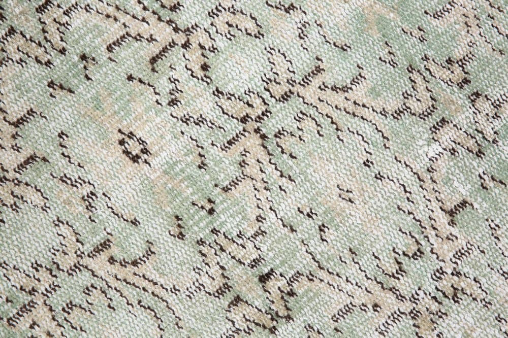 Chodnik 81x275 cm, turkusowy, beżowy, wełna, Turcja, lata 60. - 221606