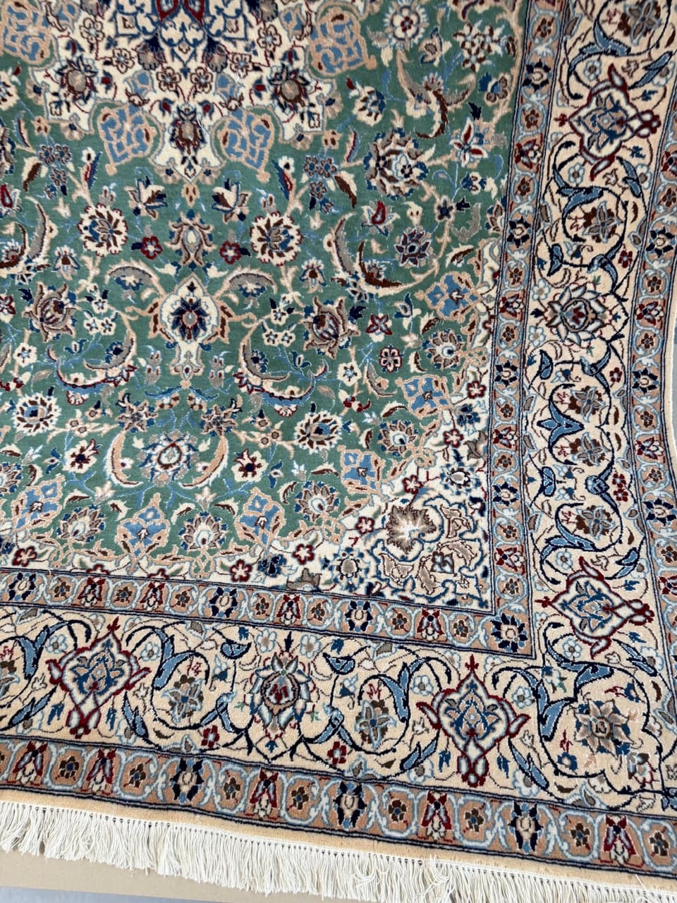 Dywan Nain, 290x175 cm, multikolor, wełna z jedwabiem, Iran - 222063