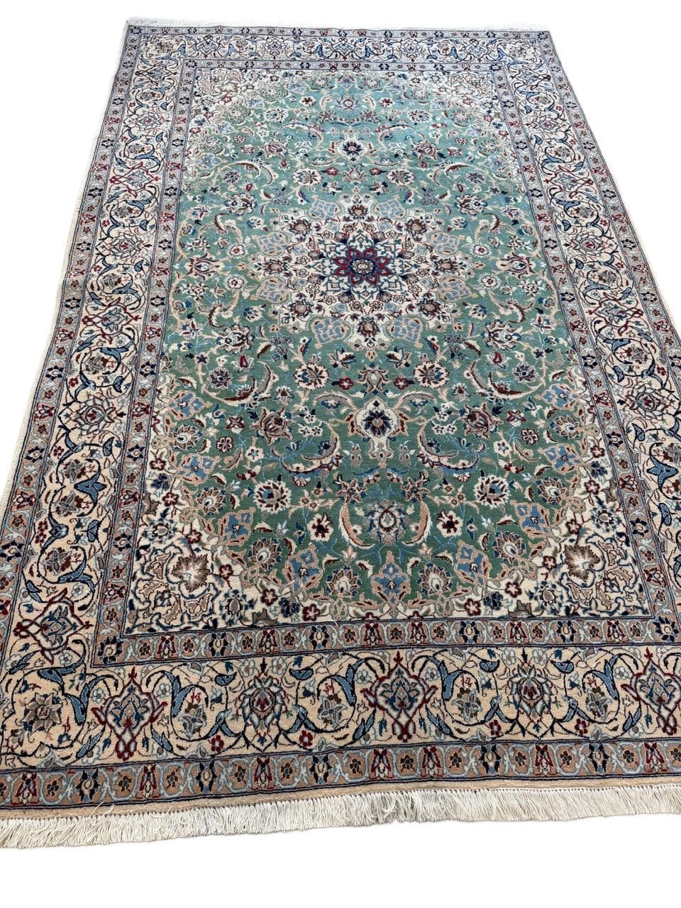 Dywan Nain, 290x175 cm, multikolor, wełna z jedwabiem, Iran