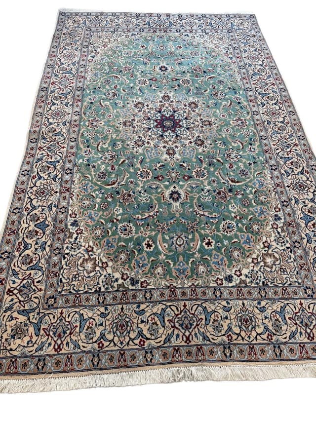 Dywan Nain, 290x175 cm, multikolor, wełna z jedwabiem, Iran - WYMIARY