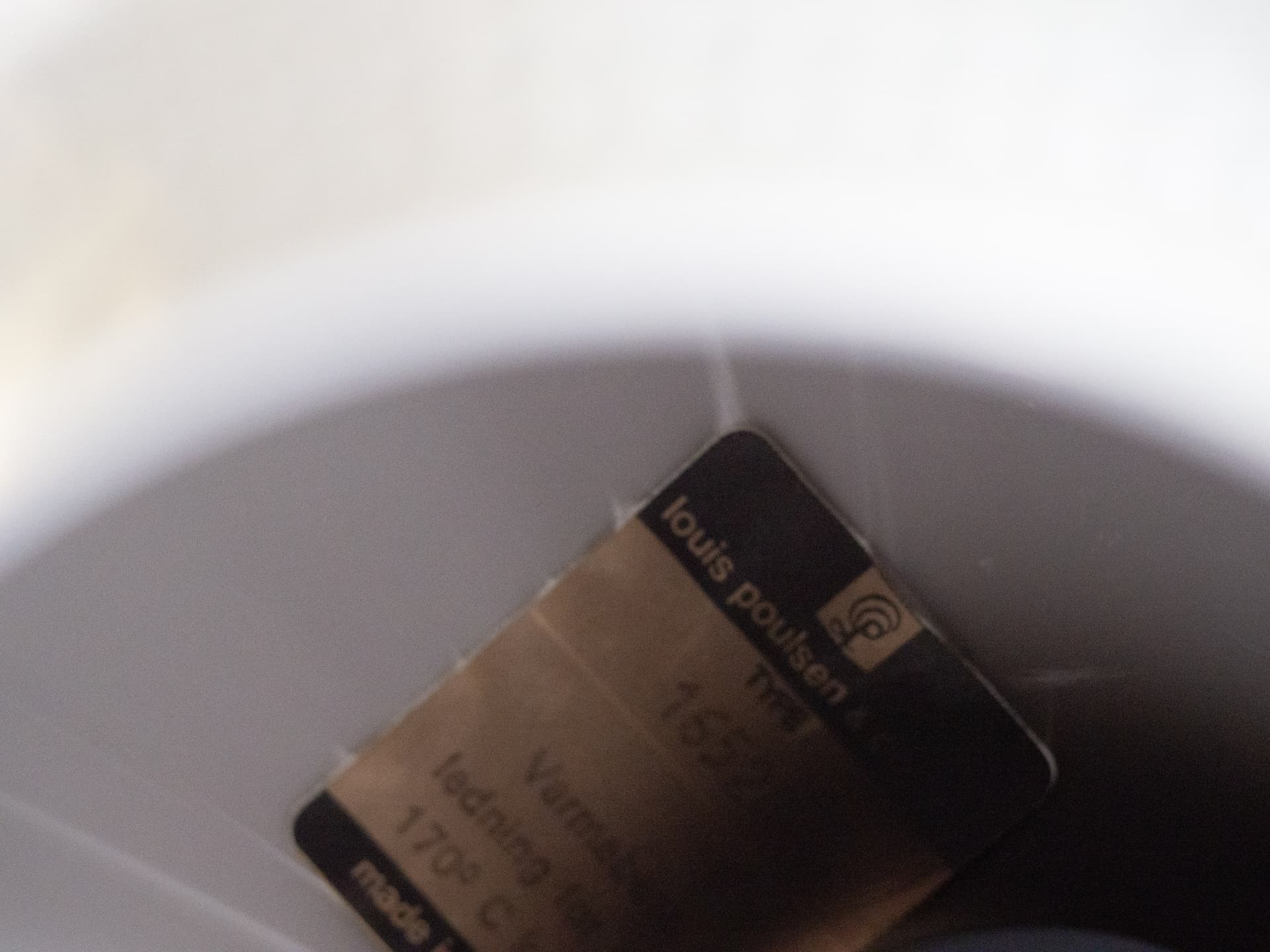 Pair of pendant lamps Vitrika, gold, metal, Vitrika, Denmark, 1980s. - 222091