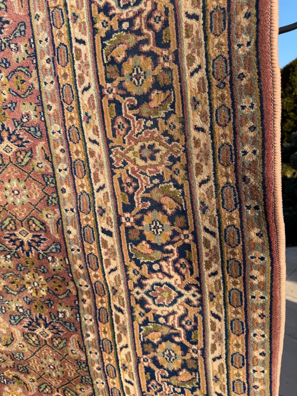 Dywan perski Indo Bidjar 230x230 cm, czerwony, wełna, Indie, lata 90. - 222112