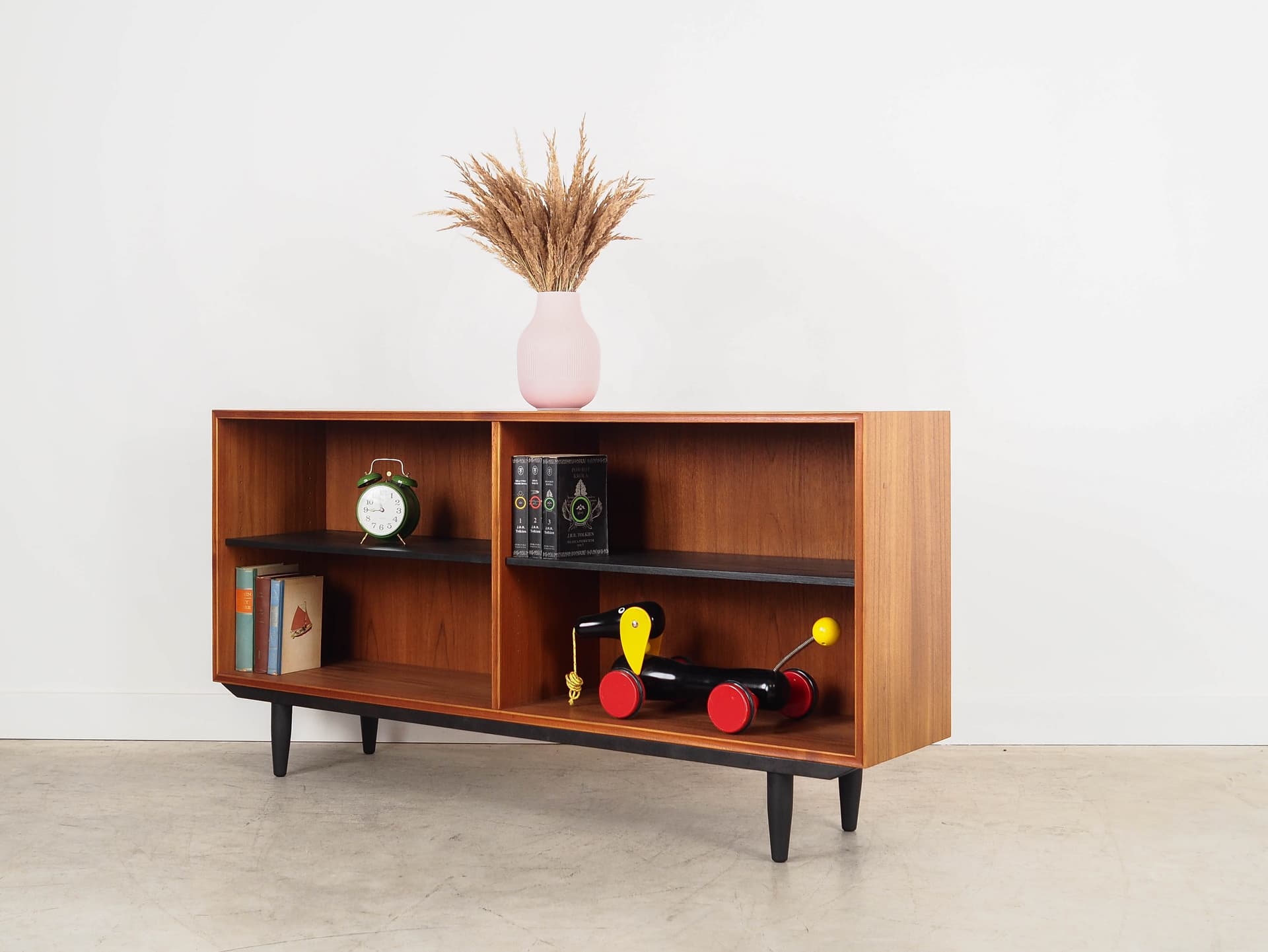 Regał, brązowy, teak, Dania, lata 70. - 222272