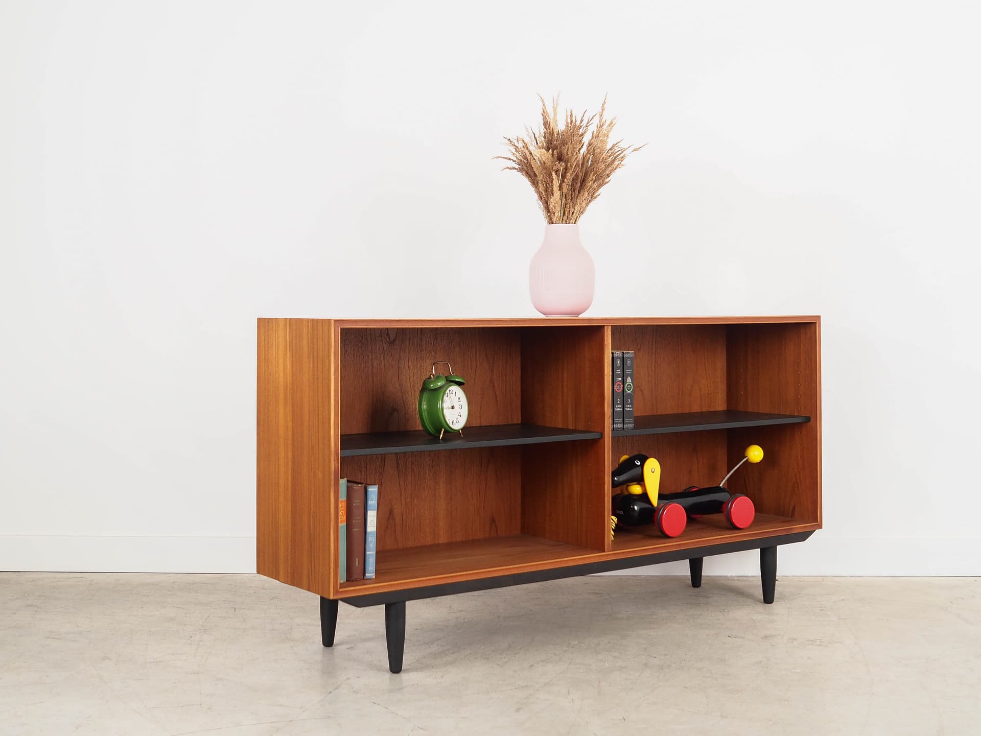 Regał, brązowy, teak, Dania, lata 70. - 222273