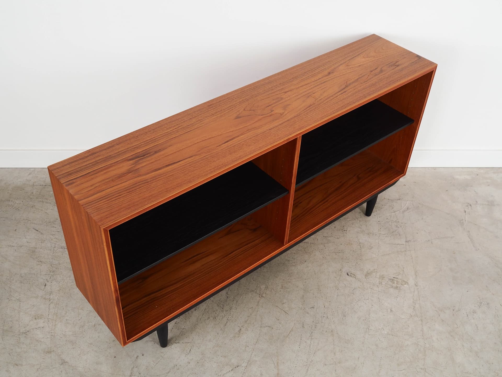 Regał, brązowy, teak, Dania, lata 70. - 222276