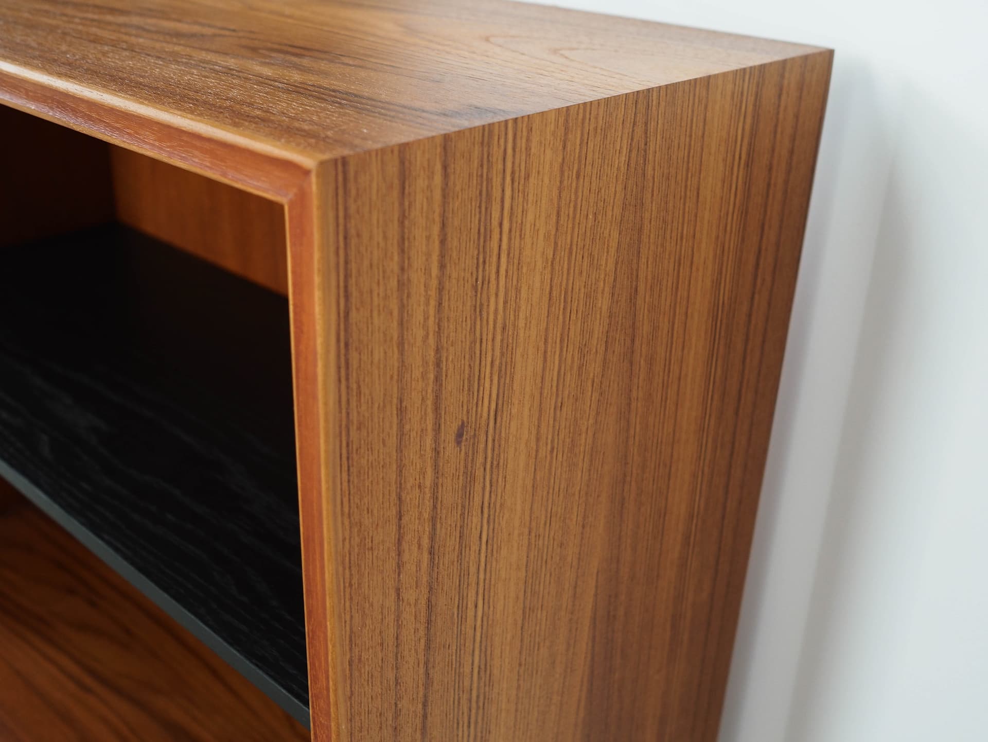 Regał, brązowy, teak, Dania, lata 70. - 222281