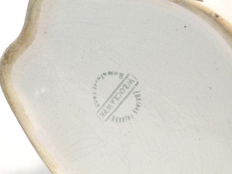 Dzbanek do napojów Pingwin, czarny biały, fajans, proj. J. Sowiński, Włocławek, Polska, lata 60. - 222352